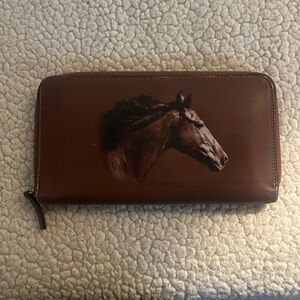 Small batch Zafari Italian made leather wallet by Mastermind Equestrian